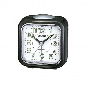 Casio TQ-142-1 Black Traveller's Alarm Analog Clock
