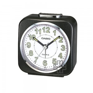 Casio TQ-143S-1 Black Traveller's Alarm Analog Clock