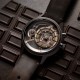 [Pre-Order] The Electricianz BROWN Z 45mm ZZ-A4C/01-CLC Brown Leather Band Men Watch