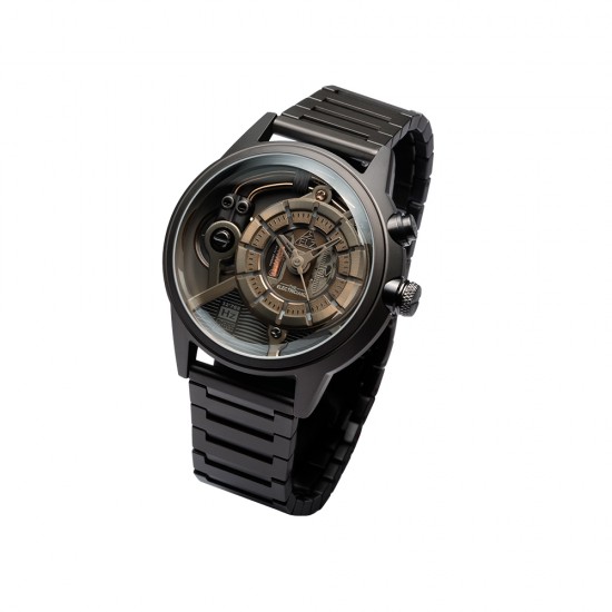 [Pre-Order] The Electricianz BROWN Z 45mm ZZ-A4C/01-MSC Brown Metal Band Men Watch