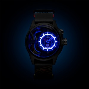[Pre-Order] The Electricianz CARBON Z 42mm ZZ-A1A/05-CRD Black Rubber Band Men Watch