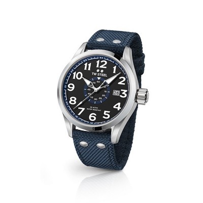 TW Steel VS31-45MM Dark Blue Textile Band Men Watch