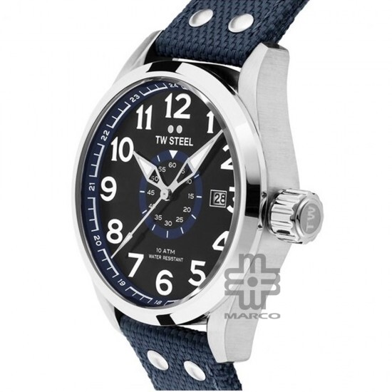 TW Steel VS31-45MM Dark Blue Textile Band Men Watch TW Steel VS31-45MM Dark Blue Textile Band Men Watch