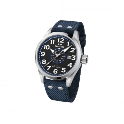 TW Steel VS32-48MM Blue Textile Band Men Watch