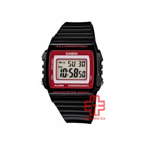 Casio General W-215H-1A2 Black Resin Band Unisex Youth Watch