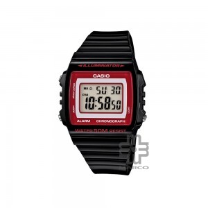 Casio General W-215H-1A2V Black Resin Band Unisex Youth Watch