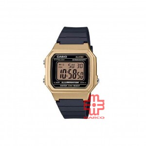 Casio General W-217HM-9A Black Resin Band Watch