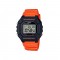Casio General W-218H-4B2V Orange Resin Band Youth Men Watch