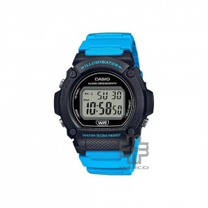 Casio General W-219H-2A2V Blue Resin Band Men Youth Watch