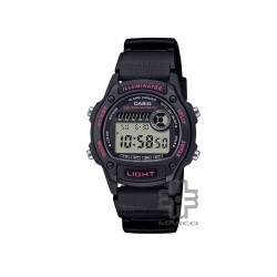 Casio General W-220H-1A2V Black Bio-based Resin Band Men Watch
