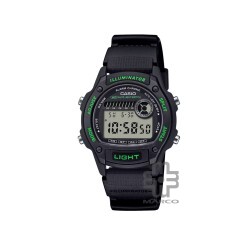 Casio General W-220H-1A3V Black Bio-based Resin Band Men Watch