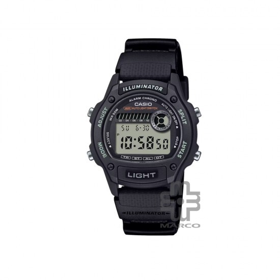 Casio General W-220H-1AV Black Bio-based Resin Band Men Watch
