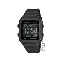 Casio General W-221H-1BV Black Resin Band Men Watch