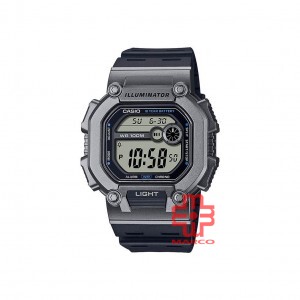 Casio General W-737H-1A2 Black Resin Band Youth Watch