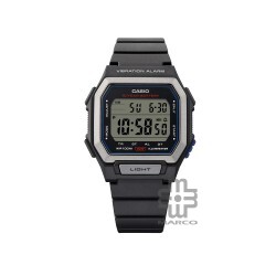 Casio General W-738H-1AV Black Resin Band Men Watch / Women Watch / Youth Watch