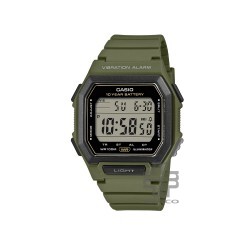 Casio General W-738H-3AV Green Resin Band Men Watch / Women Watch / Youth Watch