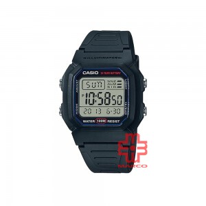 Casio General W-800H-1A Black Resin Band Men Youth Watch