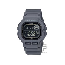 Casio General WS-1400H-8BV Grey Resin Band Men Watch