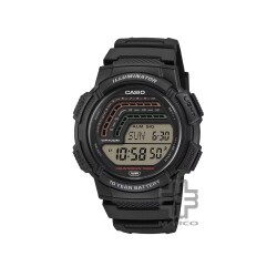 Casio General WS-1800-1AV Black Resin Band Men Watch