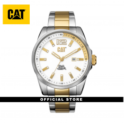 CAT OSLO WT-181-18-238 SILVER STAINLESS STEEL STRAP MEN WATCH