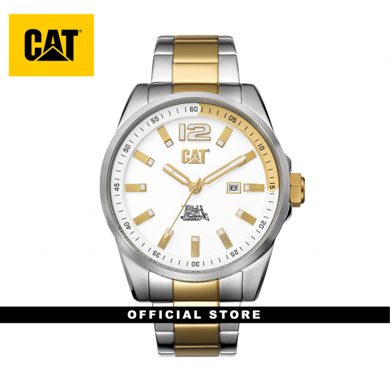CAT OSLO WT-181-18-238 SILVER STAINLESS STEEL STRAP MEN WATCH