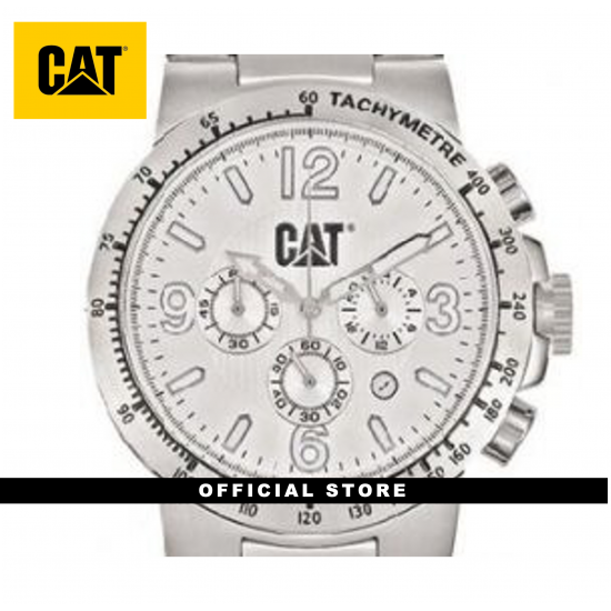 CAT COSMOFIT CHRONO YL-143-11-232 SILVER STAINLESS STEEL STRAP MEN WATCH CAT COSMOFIT CHRONO YL-143-11-232 SILVER STAINLESS STEEL STRAP MEN WATCH