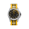 Caterpillar BIG TWIST 24| YW-141-67-137 | Black Yellow Nylon Strap l | Analog Watch | 100M WR | 42MM | 2Y Warranty