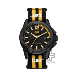 Caterpillar BIG TWIST 24 | YW-161-64-137 | Black Nylon | Analog Watch | 100M WR | 42.5MM | 2Y Warranty
