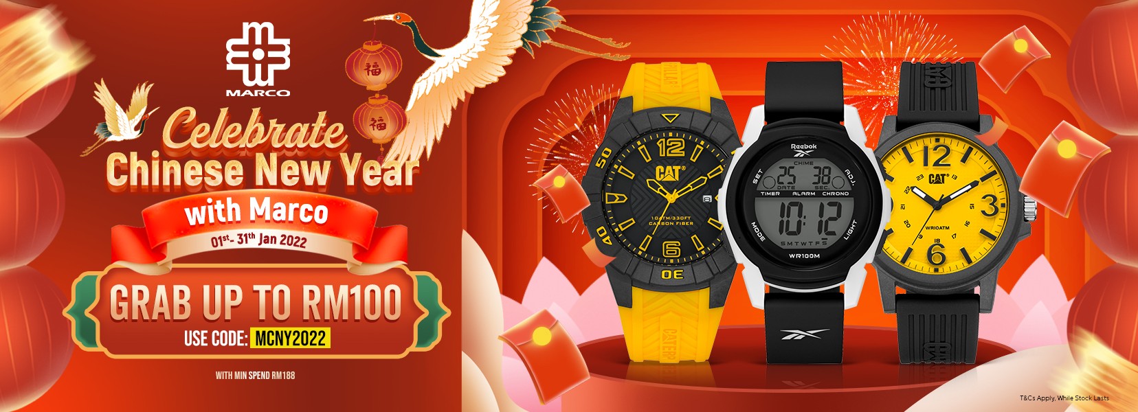 Celebrate Chinese New Year with Marco GRAB UP TO RM100