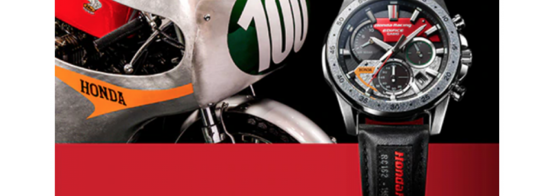 Casio to Release EDIFICE Honda Racing Limited Edition Inspired by the Legendary Honda RC162 Motorcycle