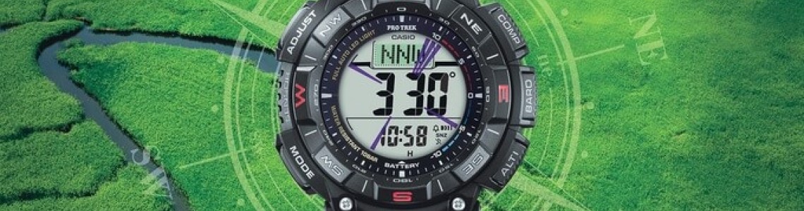Solar-powered Pro Trek PRG-340 improves on the PRG-240 with Triple Sensor V. 3, biomass plastics, design tweaks
