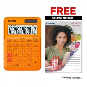 Casio Colorful Calculator MS-20UC-RG Orange