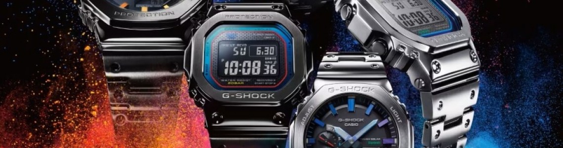 Casio to Release Multicolored Full-Metal G-SHOCK Watches